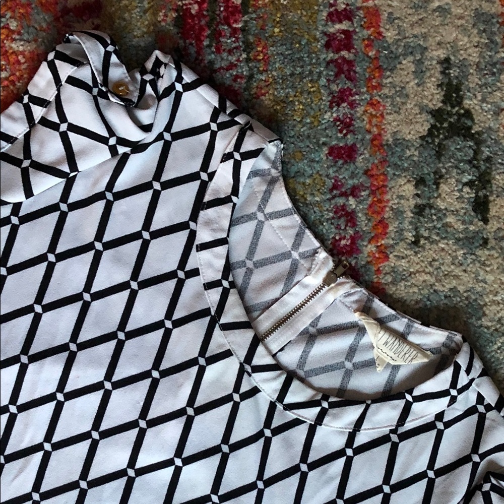 Blouse with Gold buttons 👚